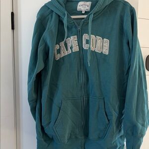 Women’s ' Cape Cod Teal Zip Hoodie